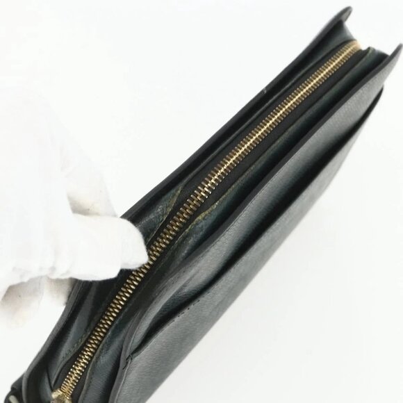 LOUIS VUITTON Taiga Baikal Clutch Bag Epicea - Picture 6 of 15